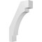 Ekena Millwork 5 1/2-in. W x 20-in. D x 32-in. H Merced Architectural Grade PVC Knee Brace BRCP055X20X32MRC - alternate 1